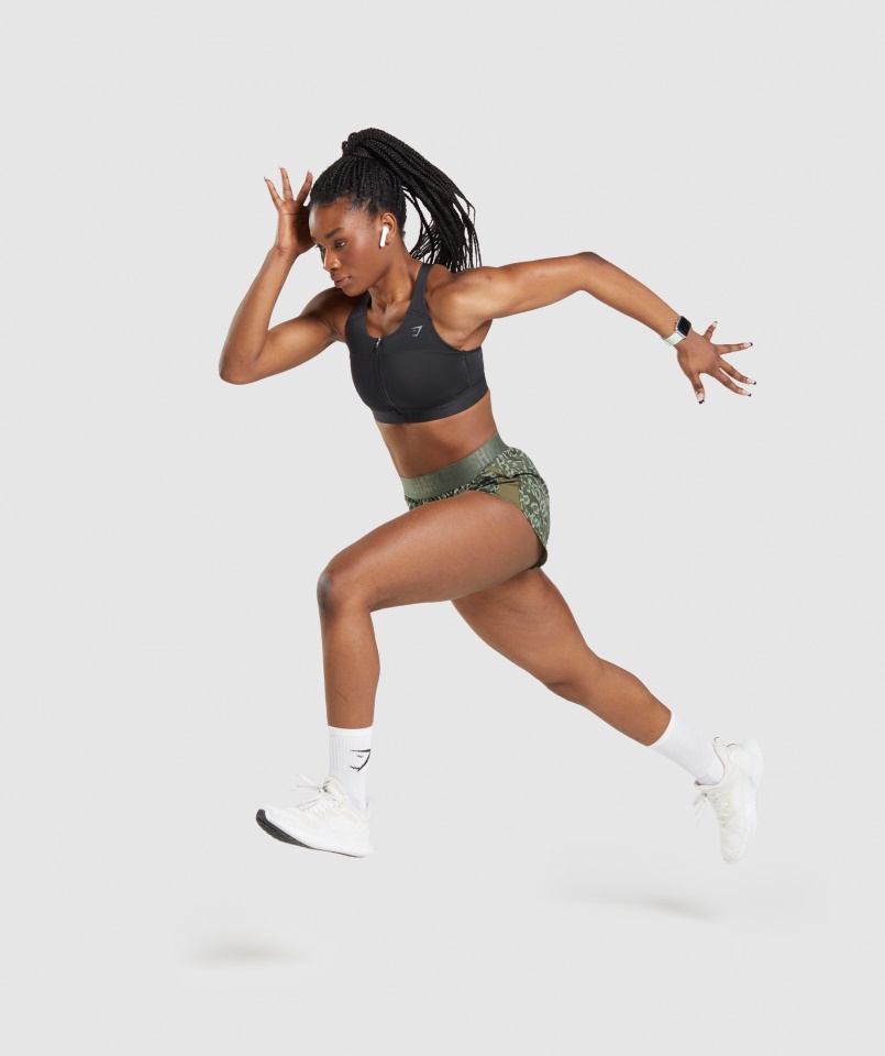 Gymshark Fekete Speed Sportmelltartó