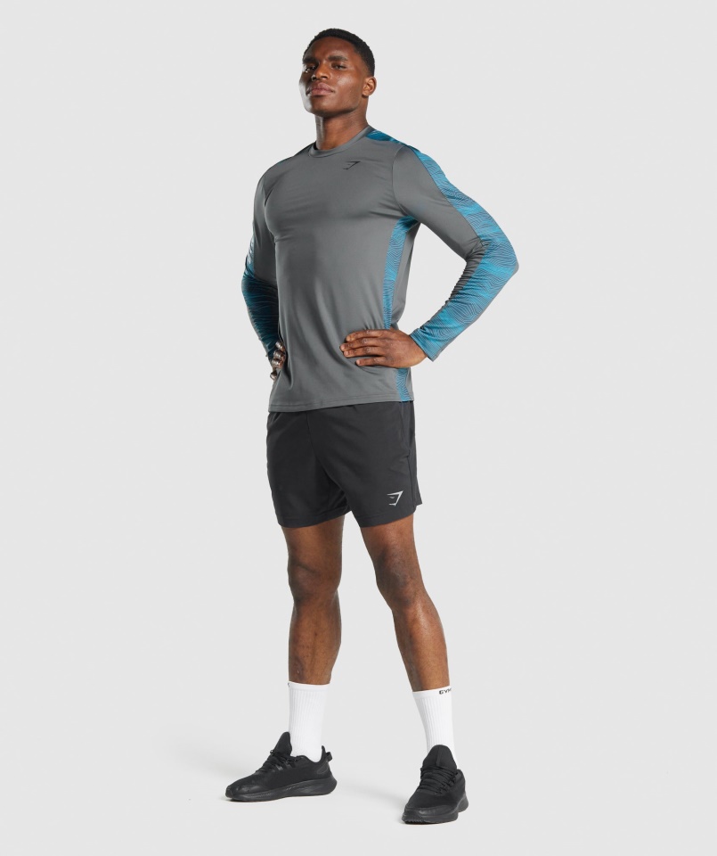 Gymshark Fekete Sport Rövidnadrág