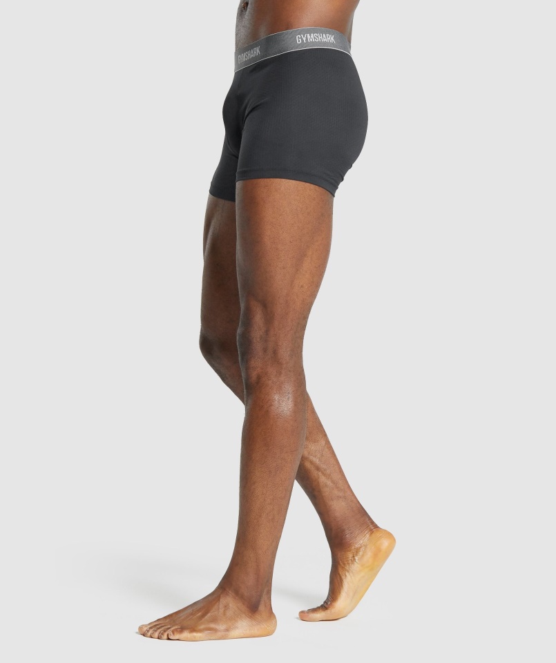 Gymshark Fekete Sport Tech Boxerek 2pk