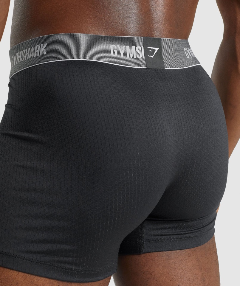 Gymshark Fekete Sport Tech Boxerek 2pk