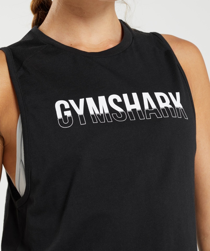 Gymshark Fekete-fehér Frakciótartály