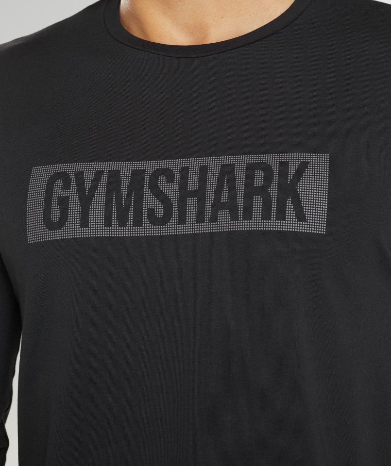 Gymshark Block Hosszú Ujjú Póló Fekete