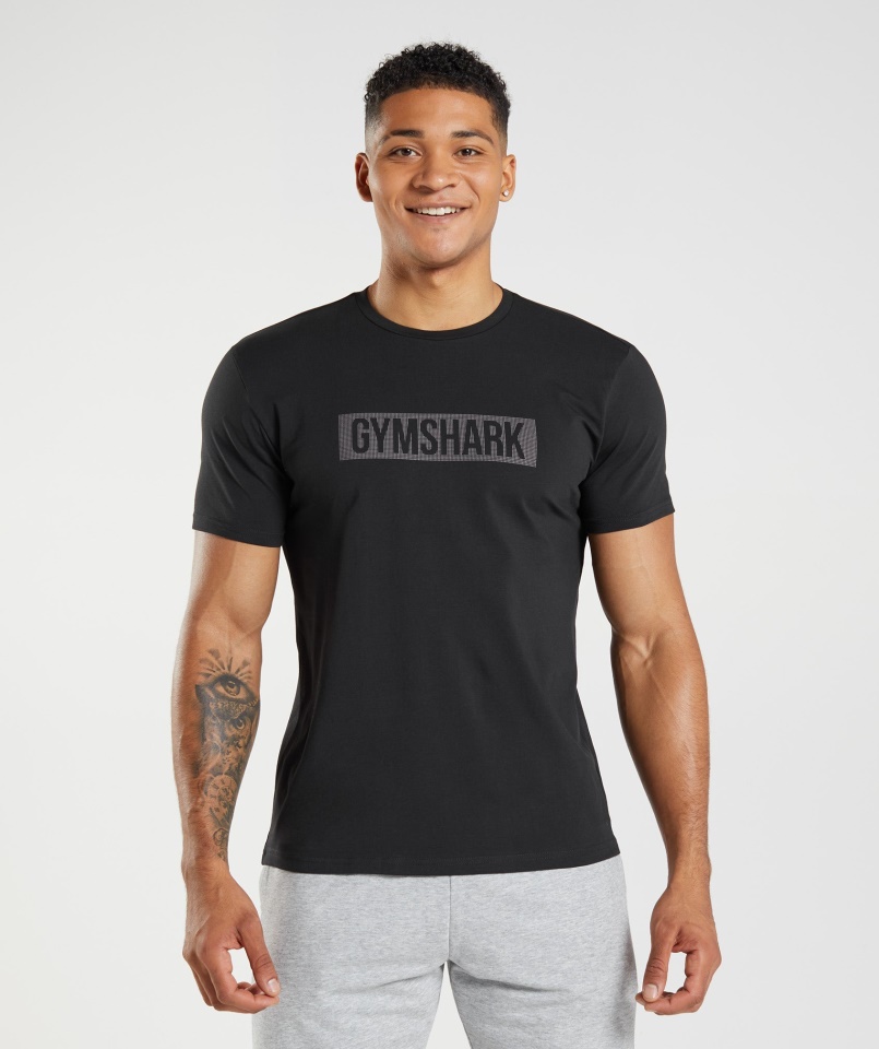 Gymshark Blokk Póló Fekete