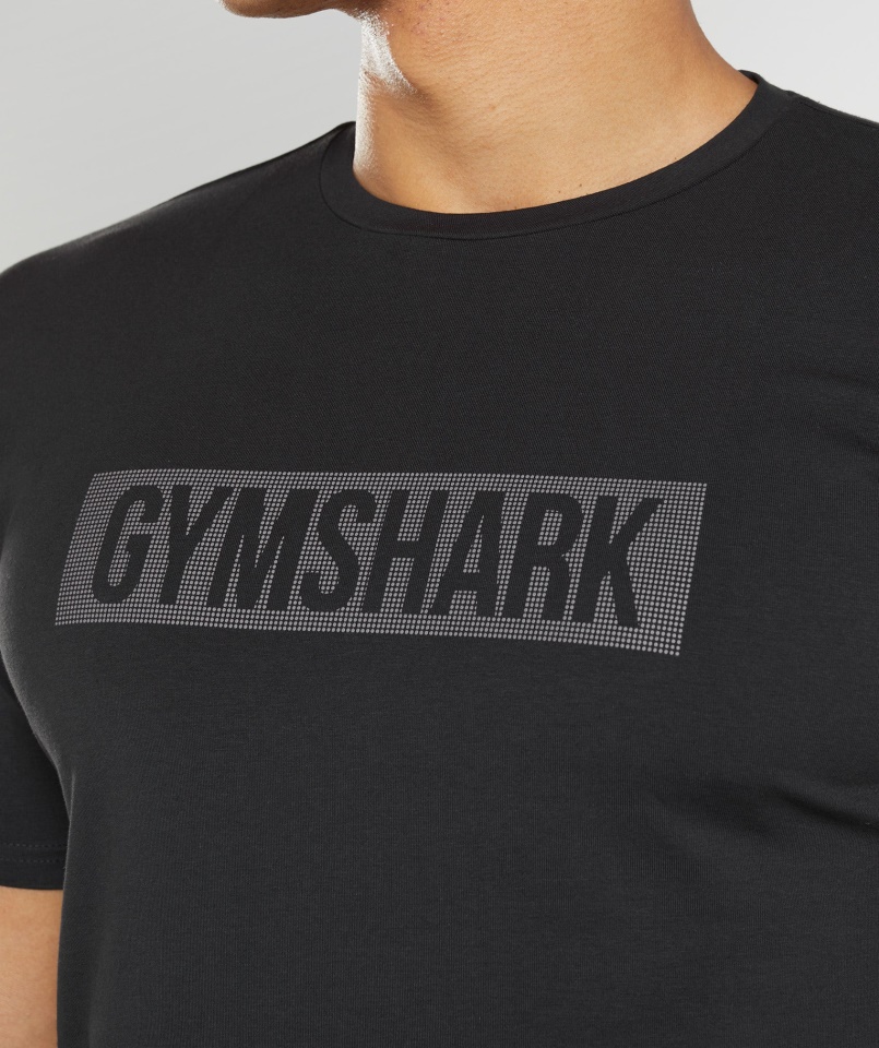 Gymshark Blokk Póló Fekete
