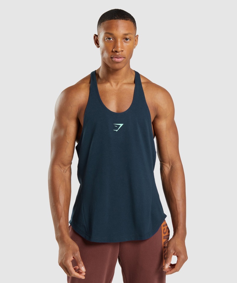 Gymshark Bold Stringer Navy