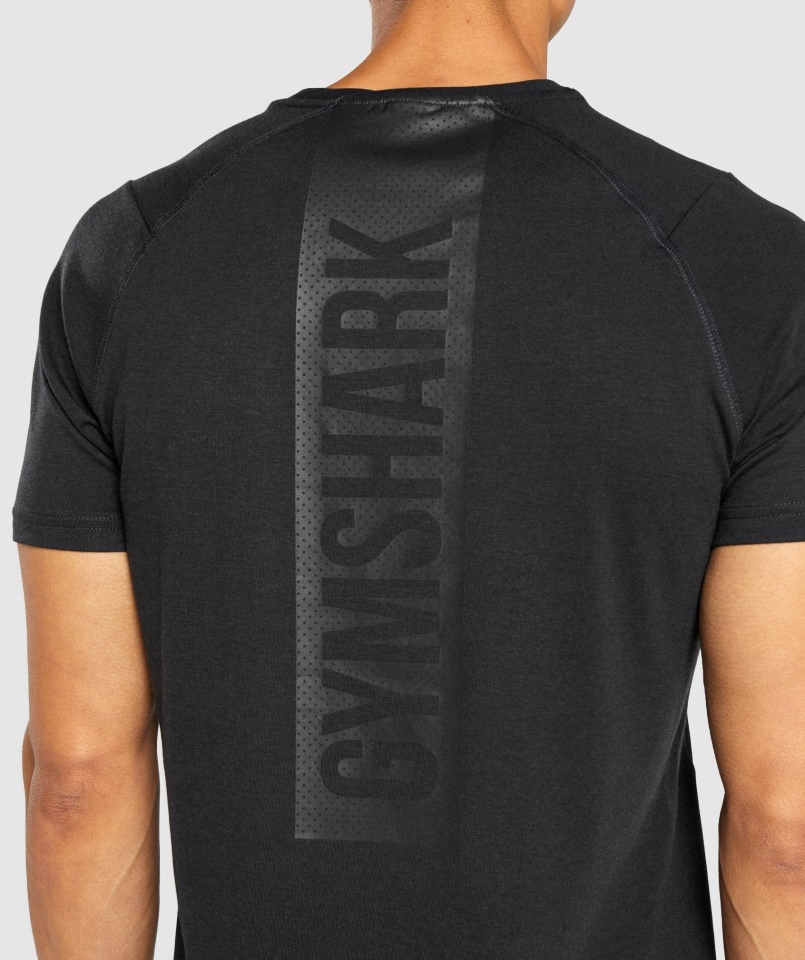 Gymshark Bold Póló Fekete
