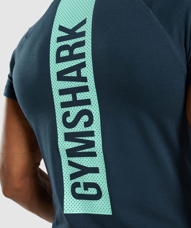 Gymshark Merész Póló, Sötétkék