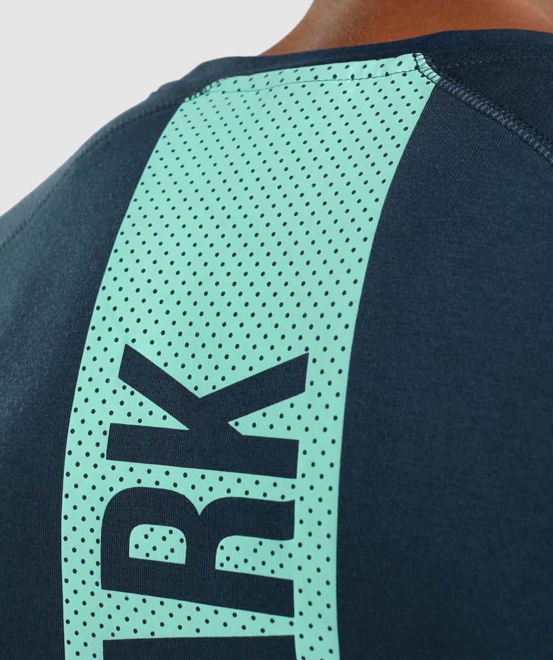 Gymshark Merész Póló, Sötétkék