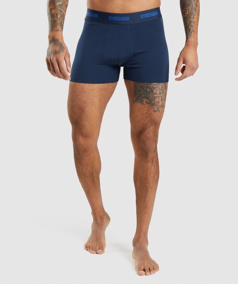 Gymshark Boxers 2pk Core Olive-navy