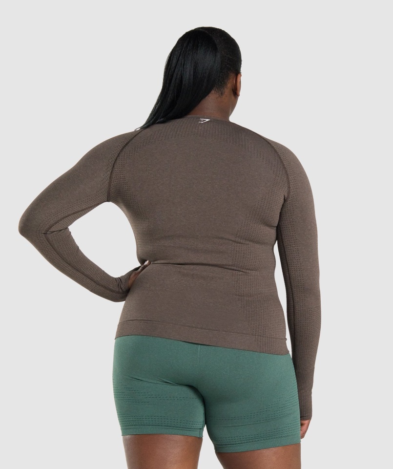 Gymshark Barna Márga Vital Varrás Nélküli 2.0 Hosszú Ujjú Felső