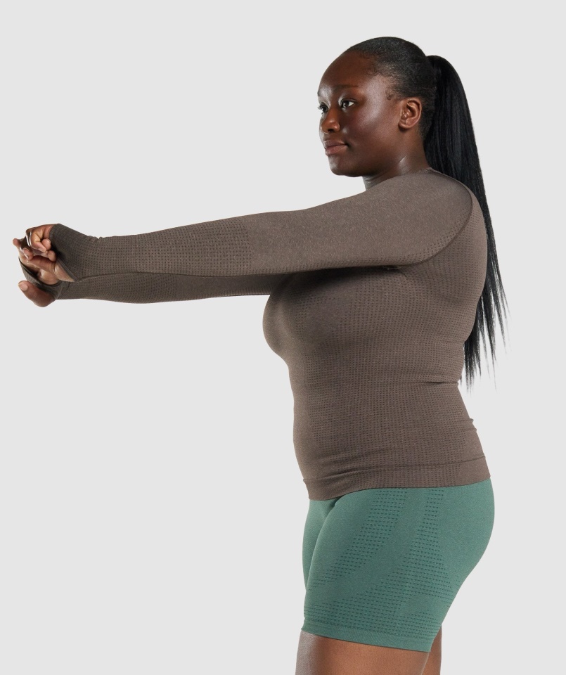 Gymshark Barna Márga Vital Varrás Nélküli 2.0 Hosszú Ujjú Felső