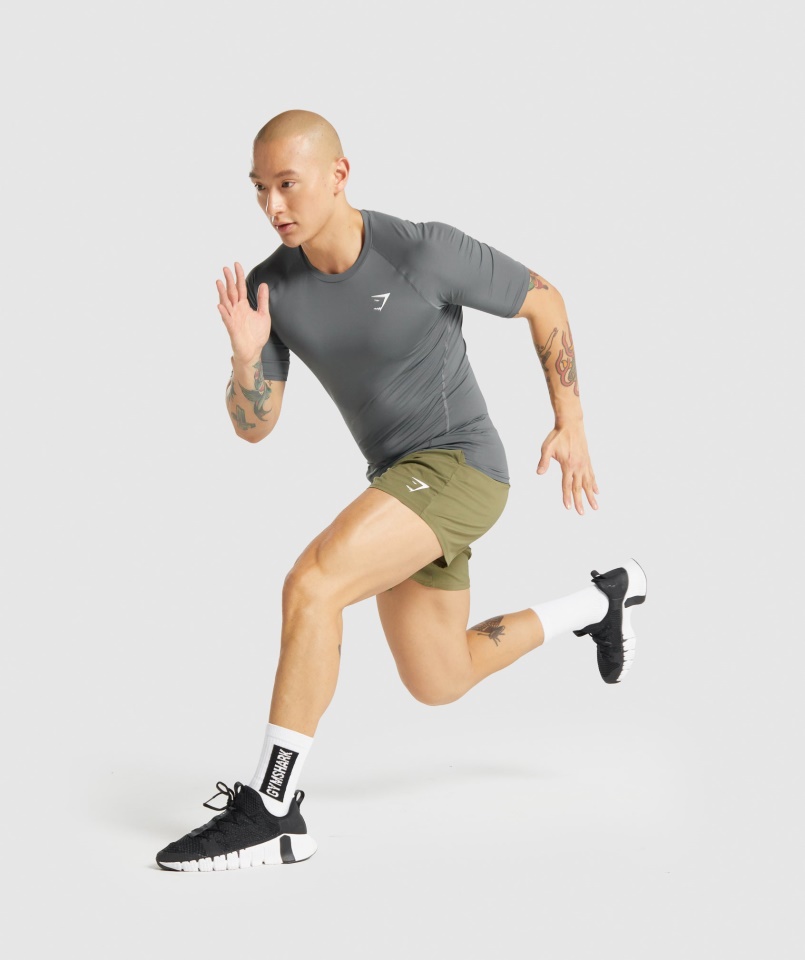 Gymshark Charcoal Element Baselayer Póló