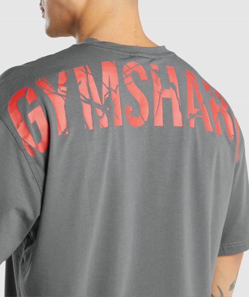 Gymshark Szénszürke Power Póló