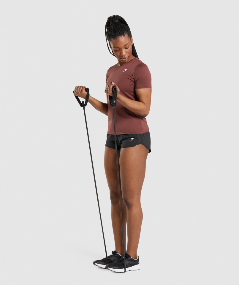 Gymshark Cseresznyebarna Edzőpóló