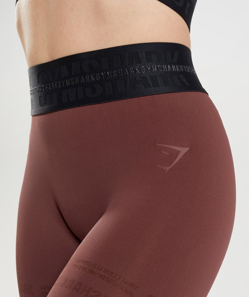 Gymshark Cherry Brown Vision Leggings