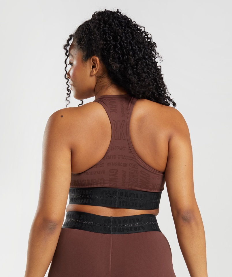 Gymshark Cherry Brown Vision Sportmelltartó