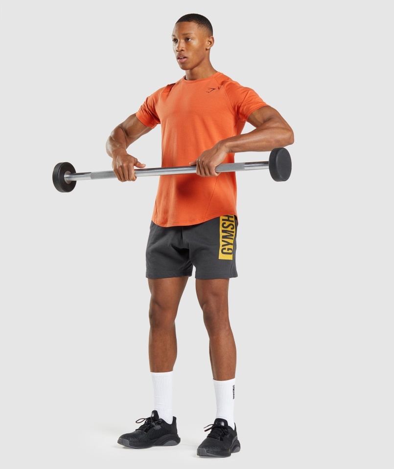 Gymshark Agyag Narancssárga Merész Póló