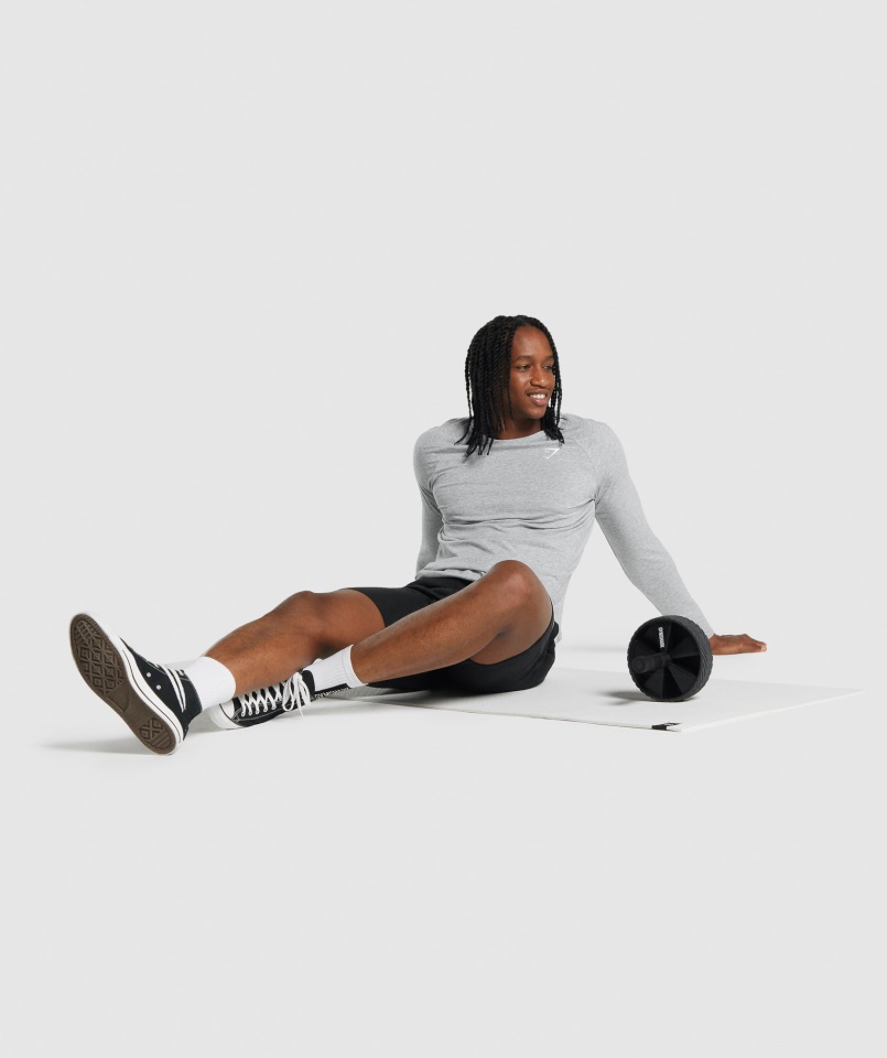 Gymshark Kritikus 2.0 Hosszú Ujjú Póló Világosszürke Márga