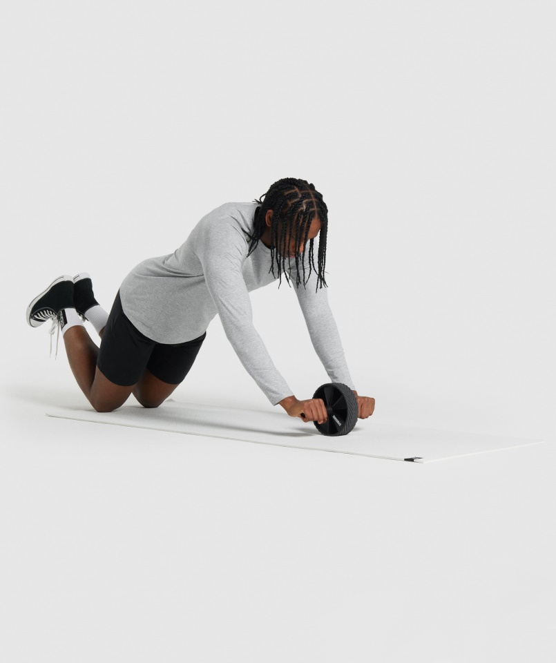 Gymshark Kritikus 2.0 Hosszú Ujjú Póló Világosszürke Márga