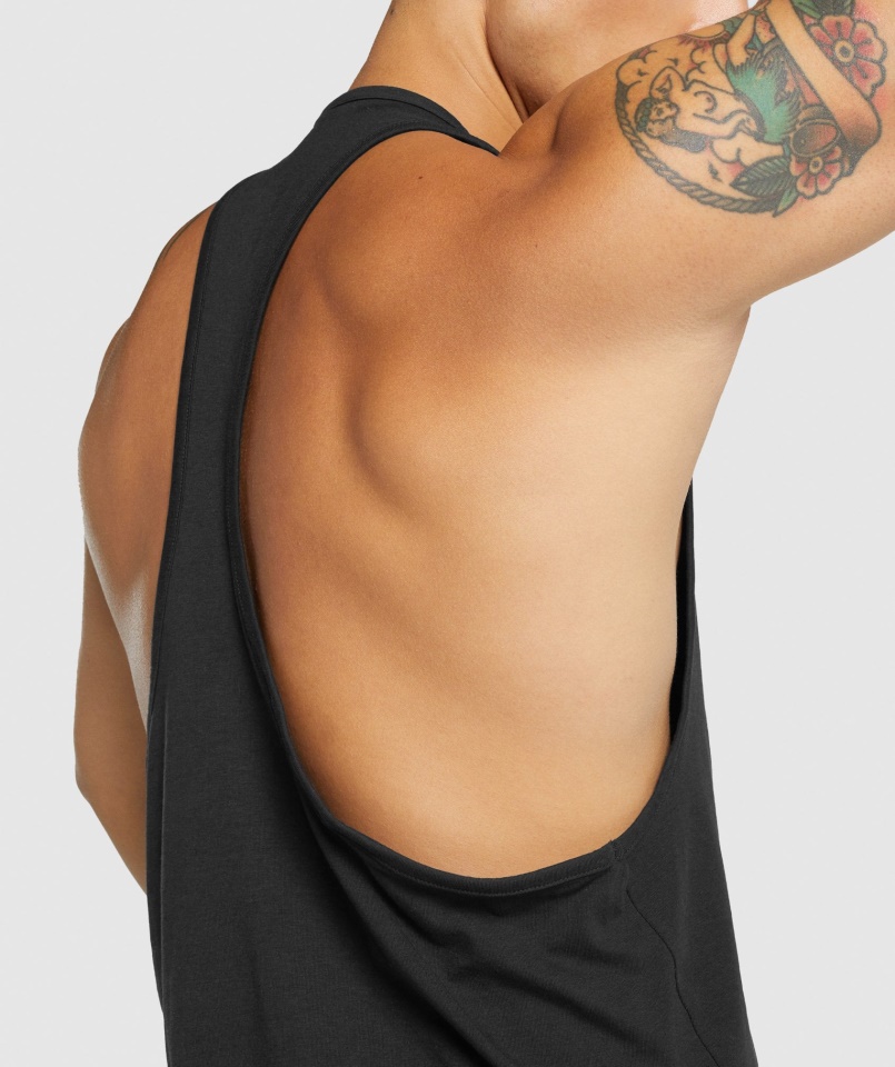 Gymshark Kritikus 2.0 Stringer Fekete