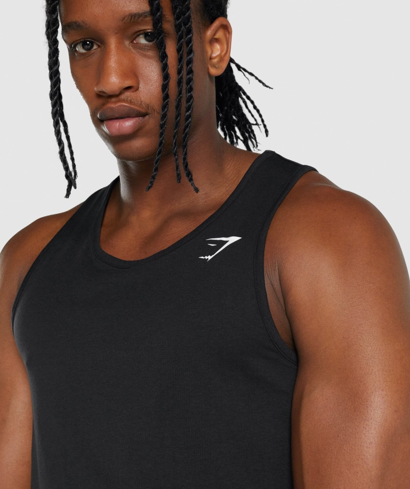 Gymshark Kritikus 2.0 Tank Fekete