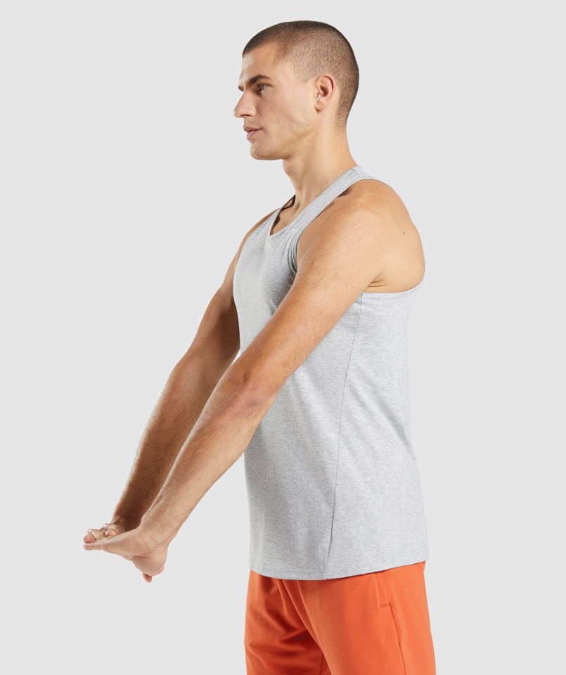 Gymshark Kritikus 2.0 Tank Világosszürke Márga