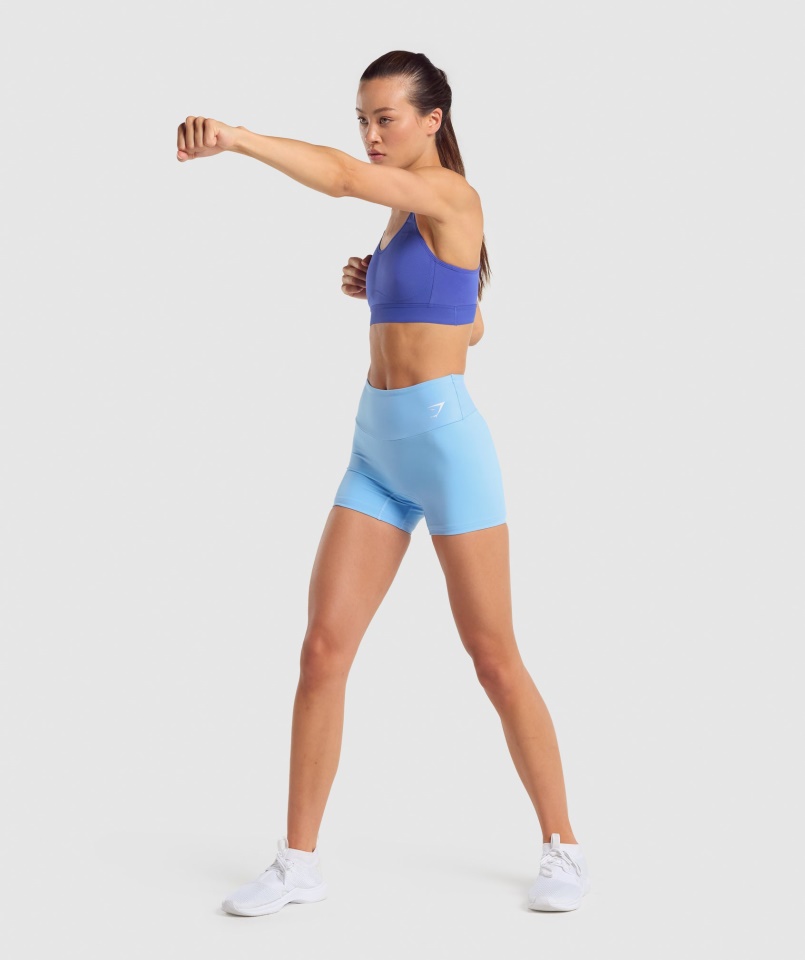 Gymshark Sötétkék Könnyű, Magas Tartású Sportmelltartó