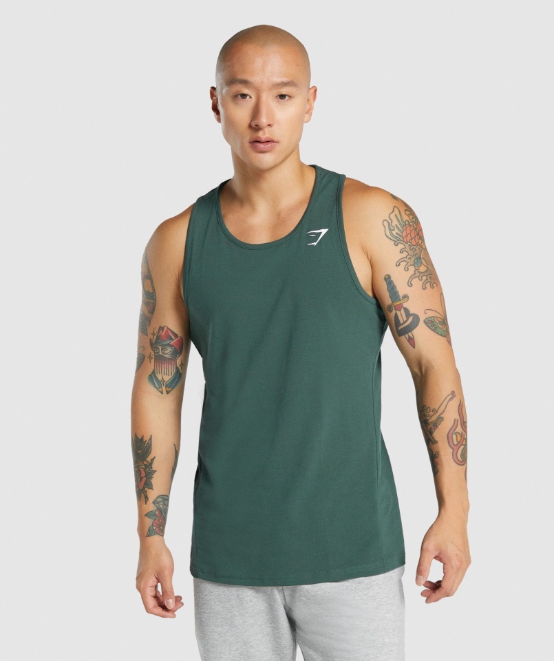 Gymshark Sötétzöld Kritikus 2.0 Tank