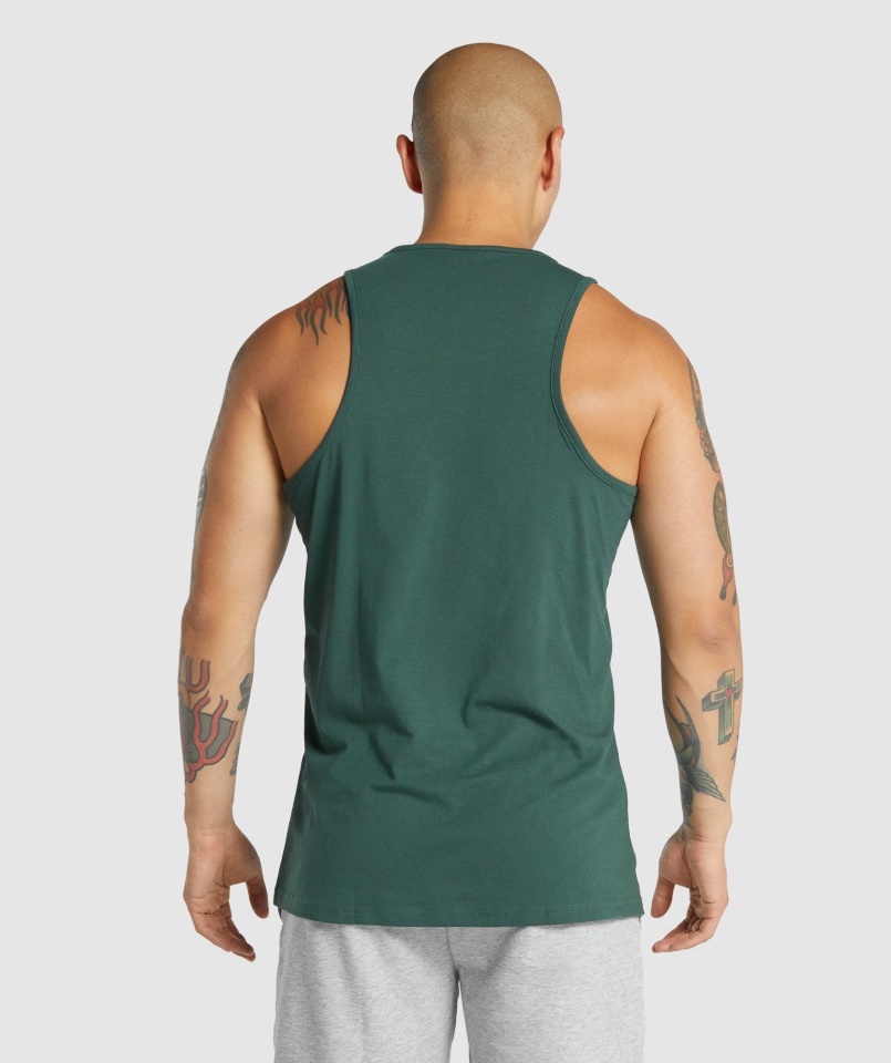 Gymshark Sötétzöld Kritikus 2.0 Tank