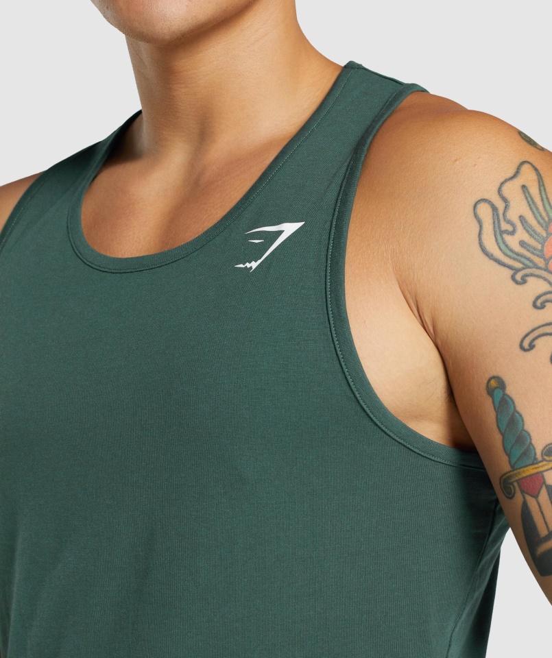 Gymshark Sötétzöld Kritikus 2.0 Tank