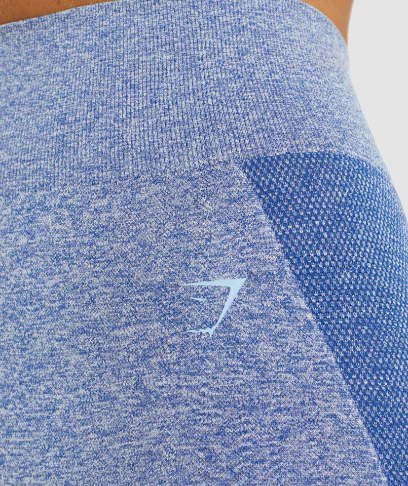 Gymshark Earl Blue Marl Flex Magas Derekú Leggings
