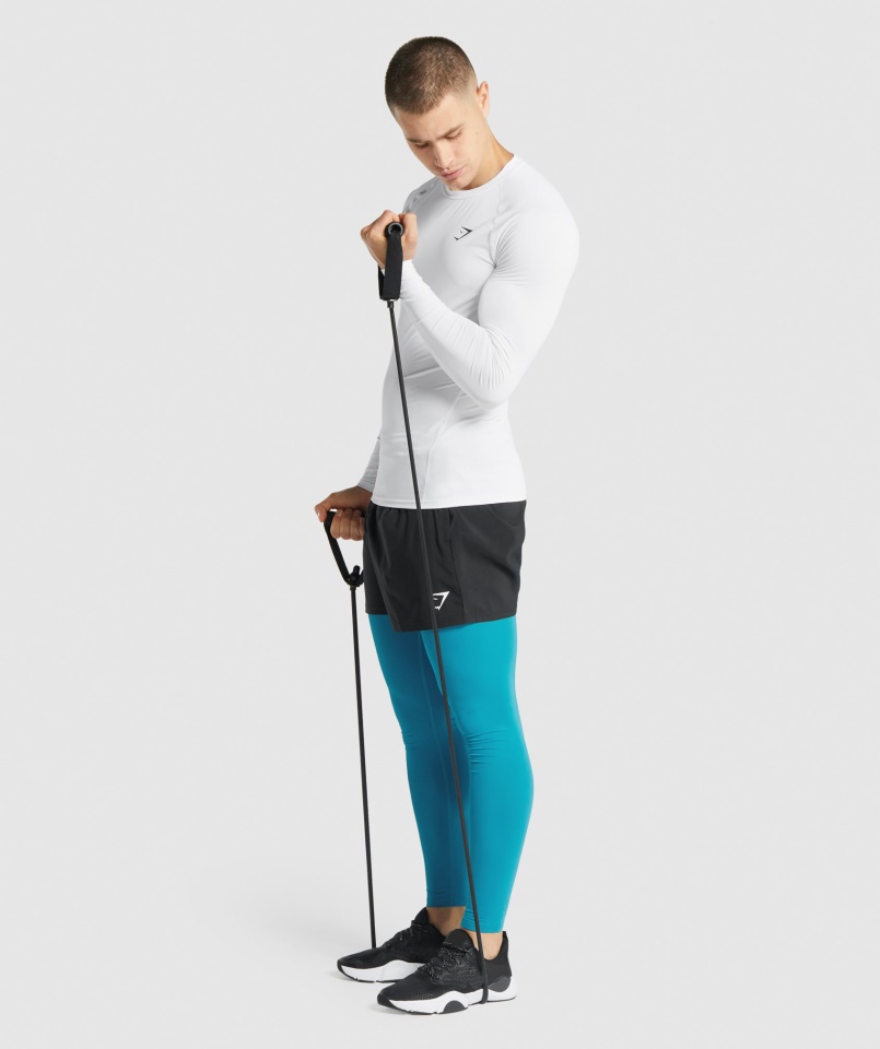 Gymshark Element Baselayer Hosszú Ujjú Póló Fehér