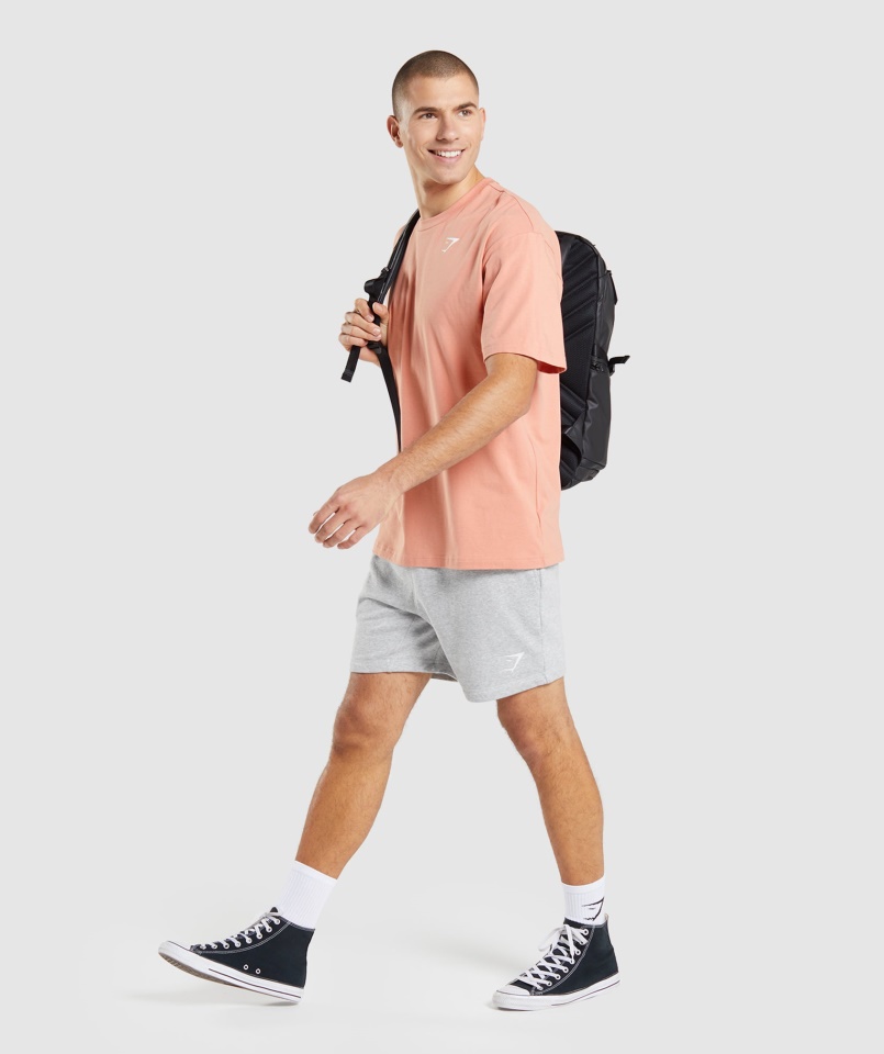 Gymshark Essential Oversized Póló Nevada Rózsaszín