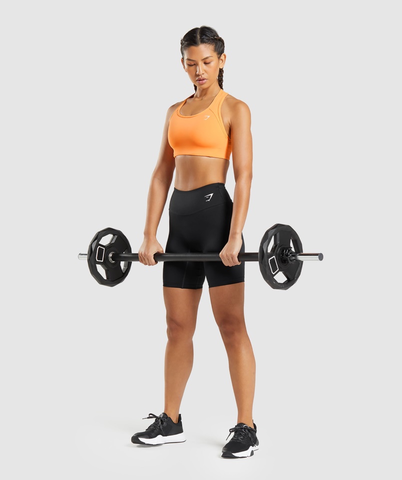 Gymshark Essential Racer Hátsó Sportmelltartó Sárgabarack Narancs