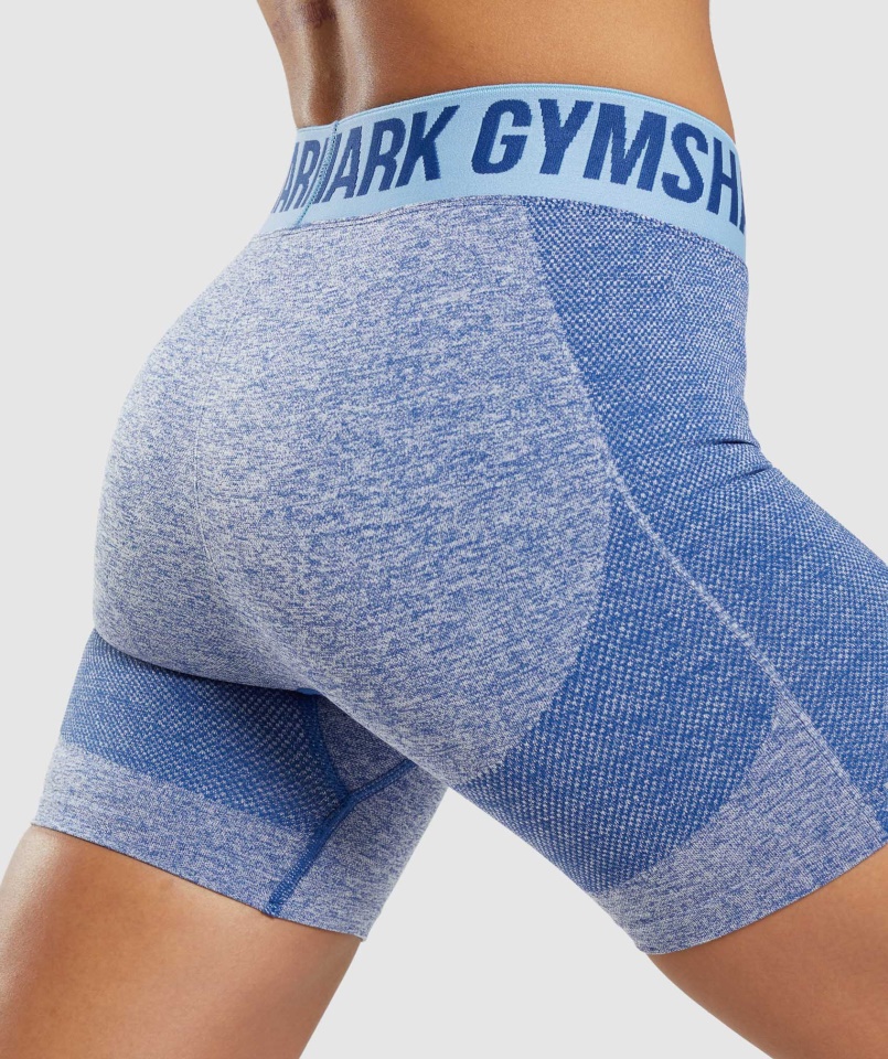Gymshark Flex Rövidnadrág Earl Blue Marl