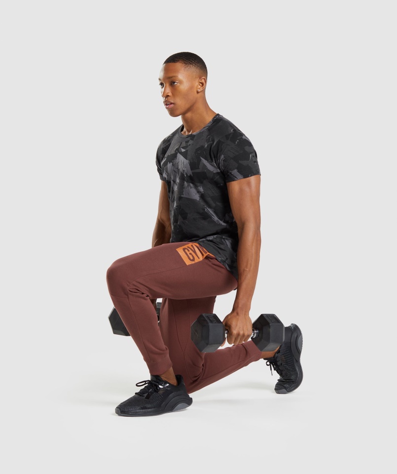 Gymshark Szürke Mintás Merész Póló