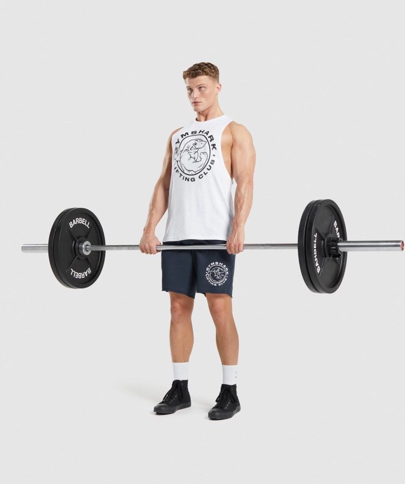 Gymshark Legacy Drop Kar Tank Fehér