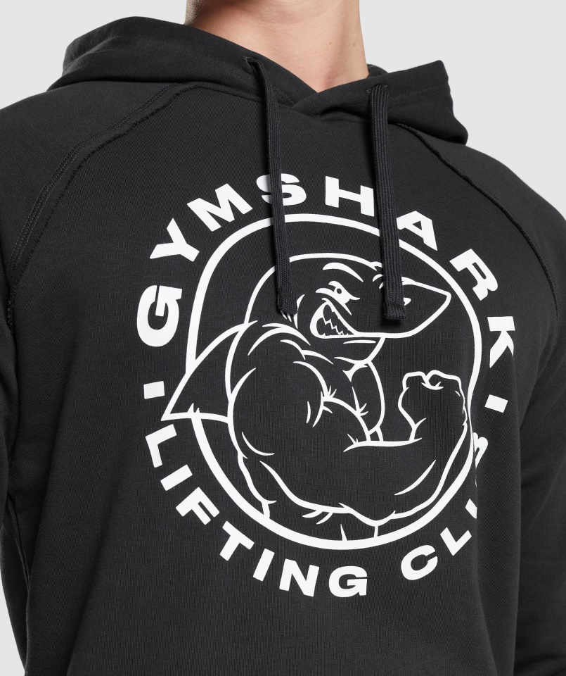 Gymshark Legacy Kapucnis Fekete