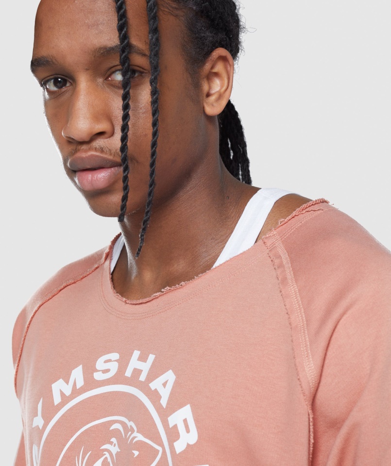 Gymshark Legacy Rongyfelső Nevada Rózsaszín