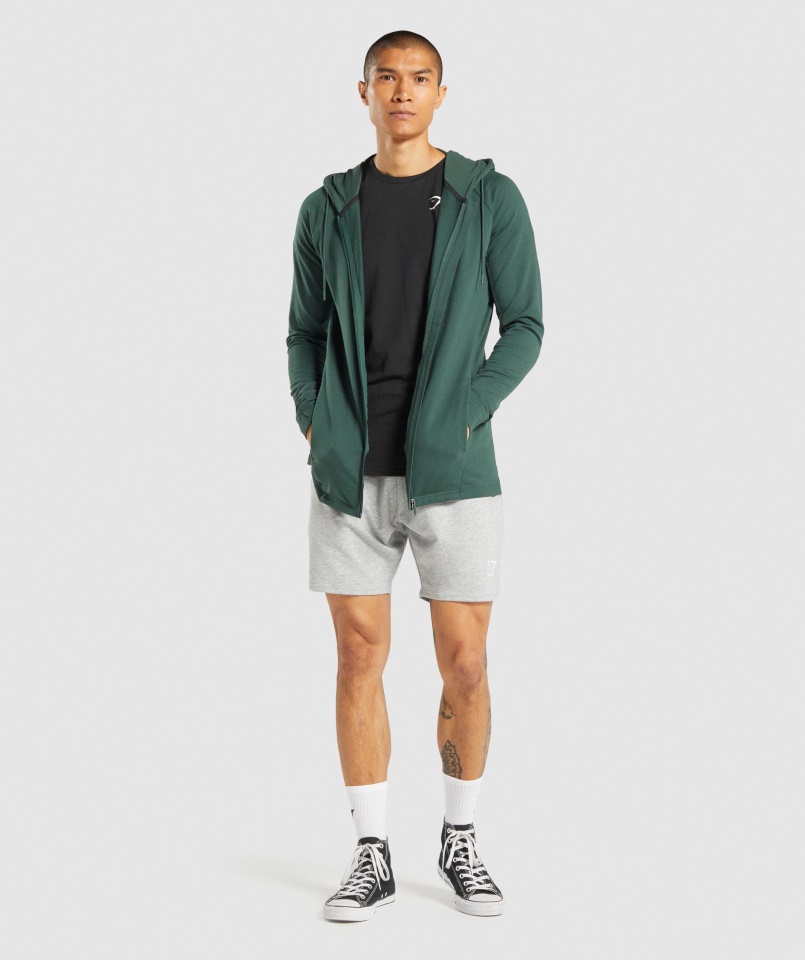 Gymshark Világosszürke Márga Esszenciális 7” Rövidnadrág