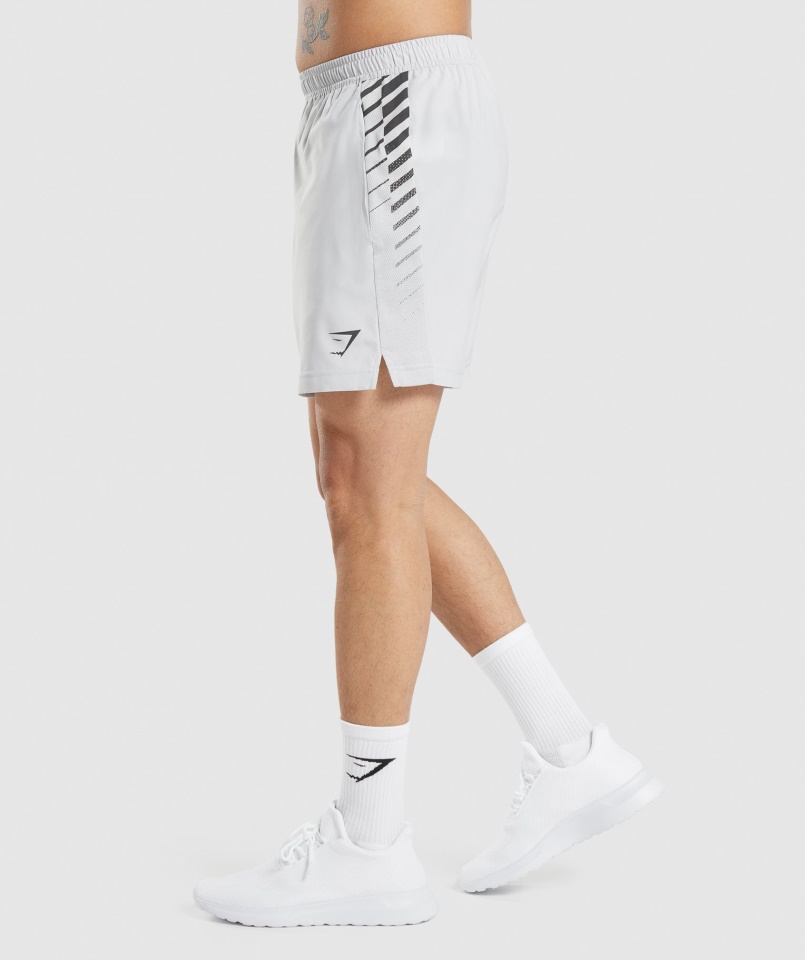 Gymshark Világosszürke Sportcsíkos 7