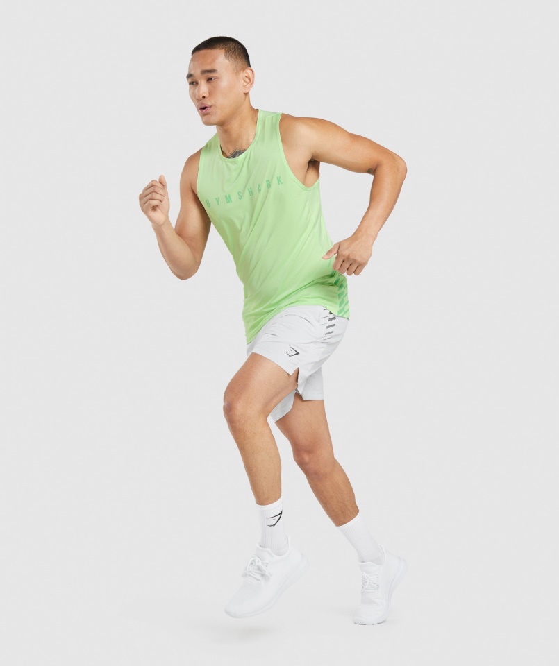 Gymshark Világosszürke Sportcsíkos 7