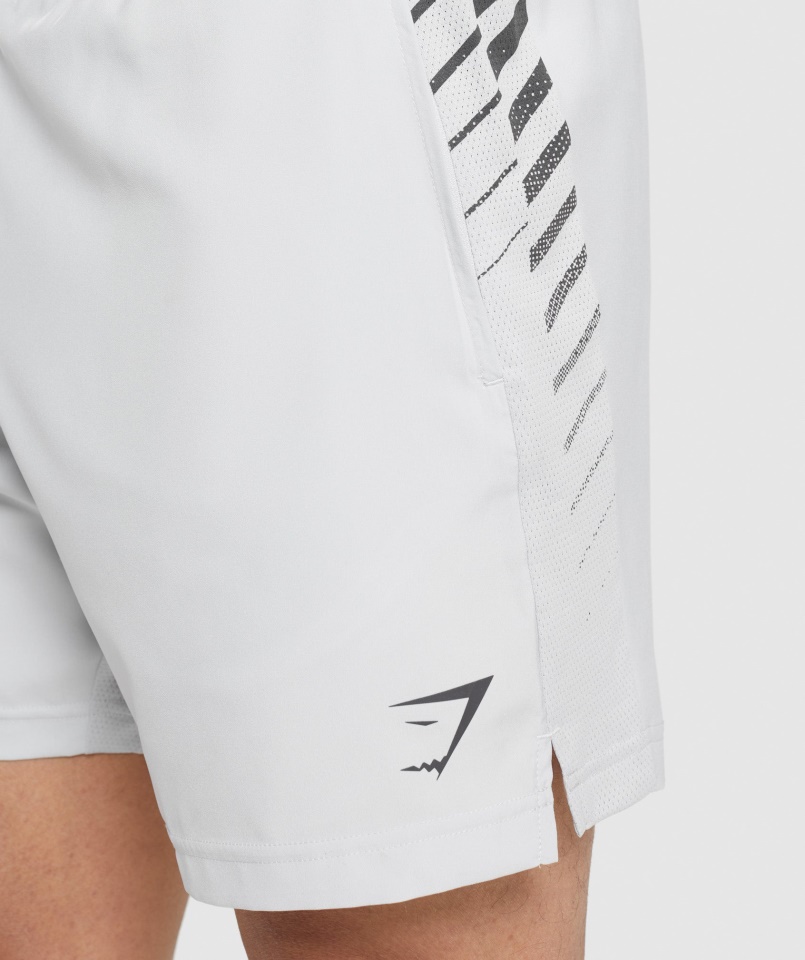 Gymshark Világosszürke Sportcsíkos 7