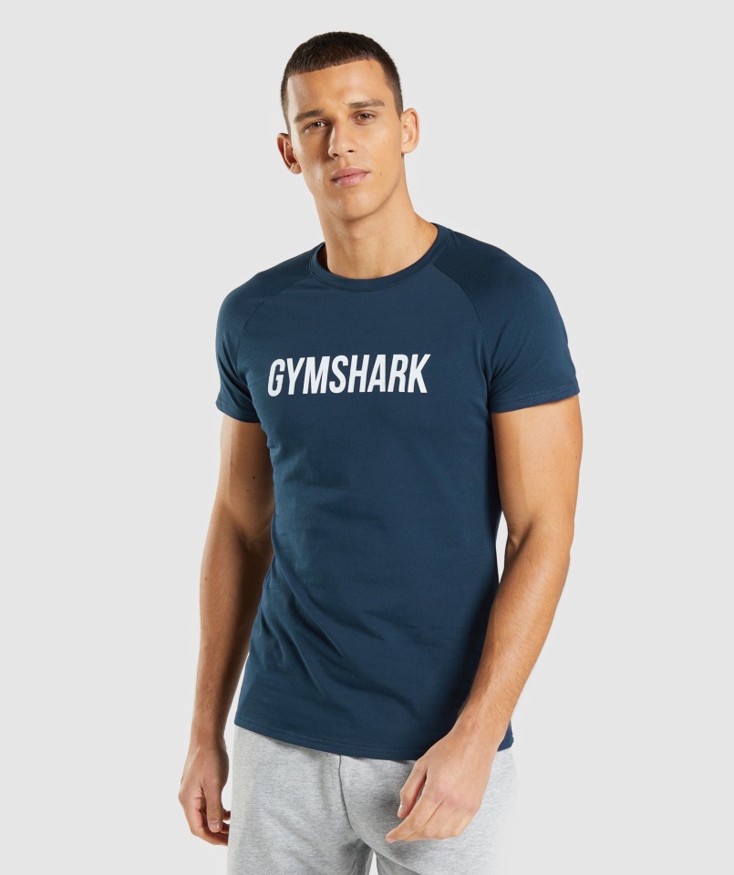 Gymshark Navy Apollo Póló