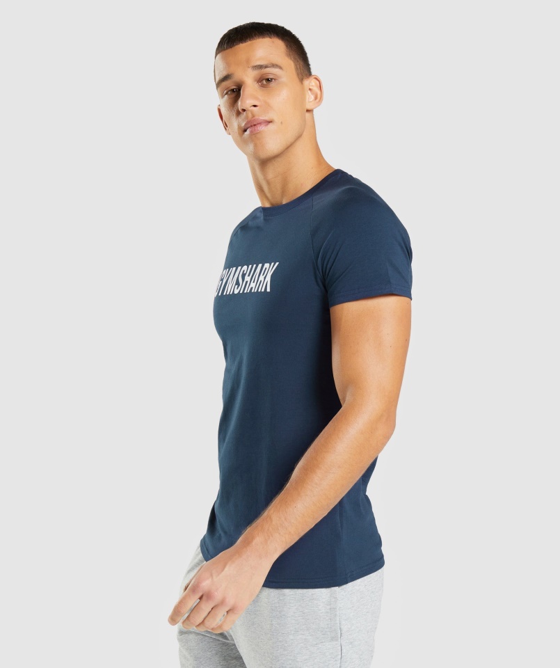 Gymshark Navy Apollo Póló