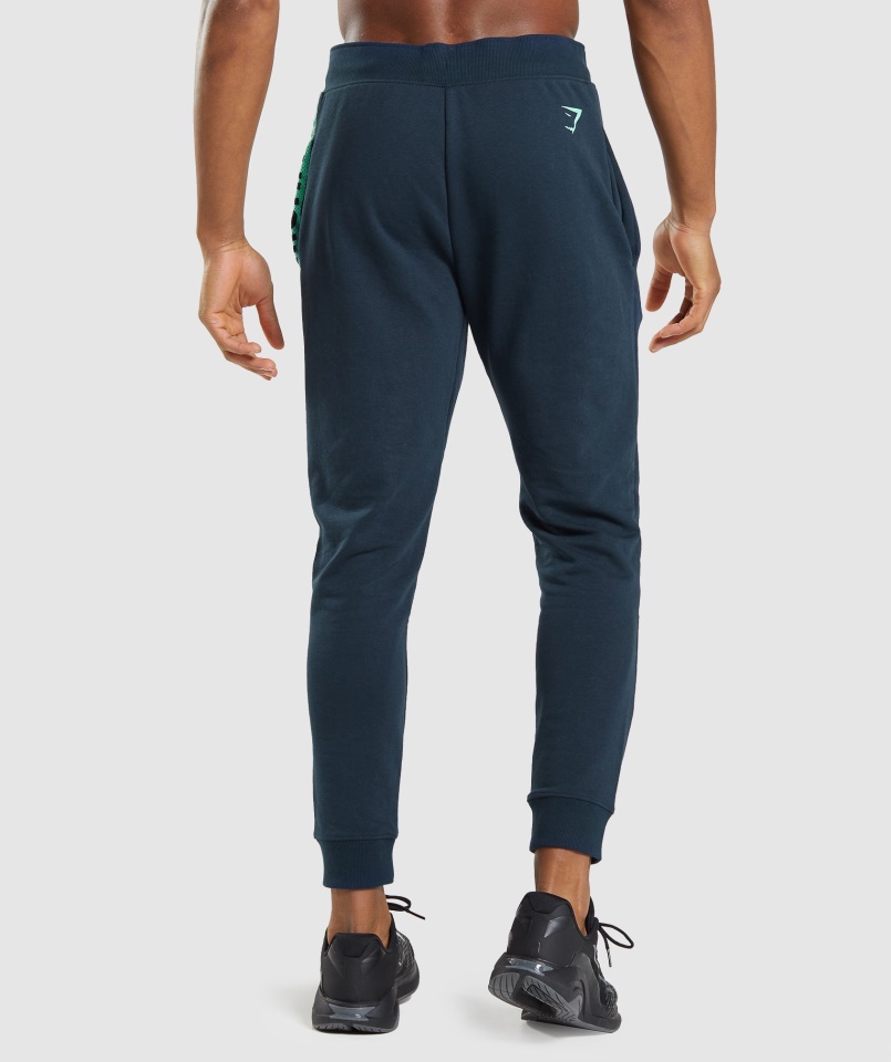 Gymshark Navy Merész Kocogók