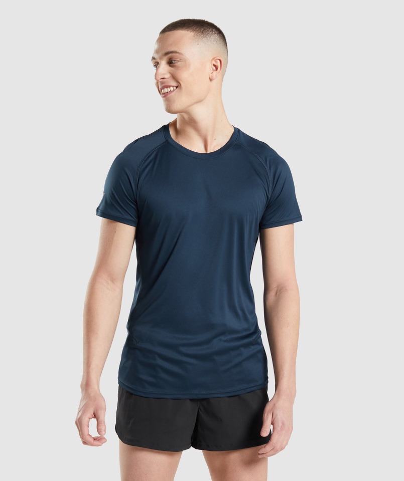 Gymshark Navy Speed Evolve Póló
