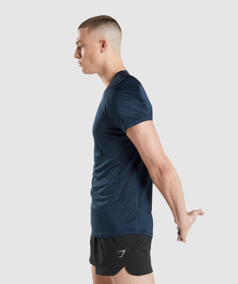 Gymshark Navy Speed Evolve Póló