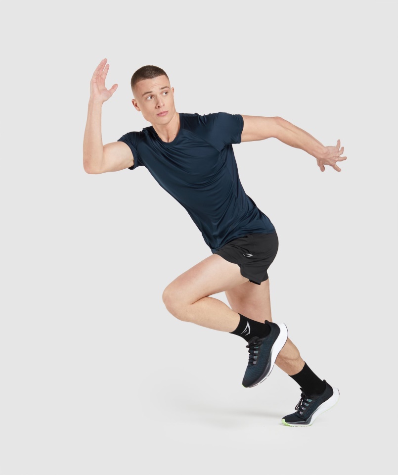 Gymshark Navy Speed Evolve Póló