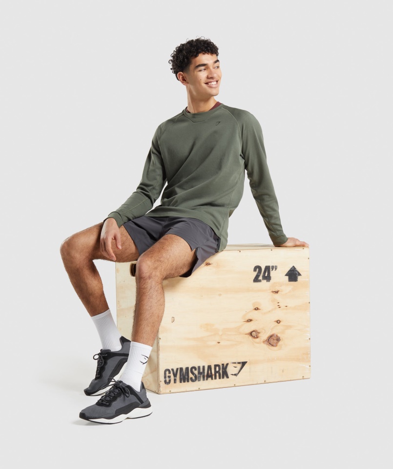 Gymshark Onyx Szürke Stúdió Rövidnadrág